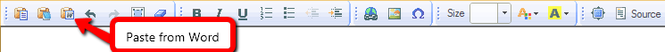 Tips for Using Copy/Paste in the Formatted Text Editor